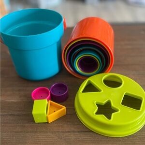 Battat Stack and Sort Shape Sorter Bucket